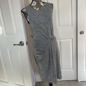 Light grey sleeveless dress